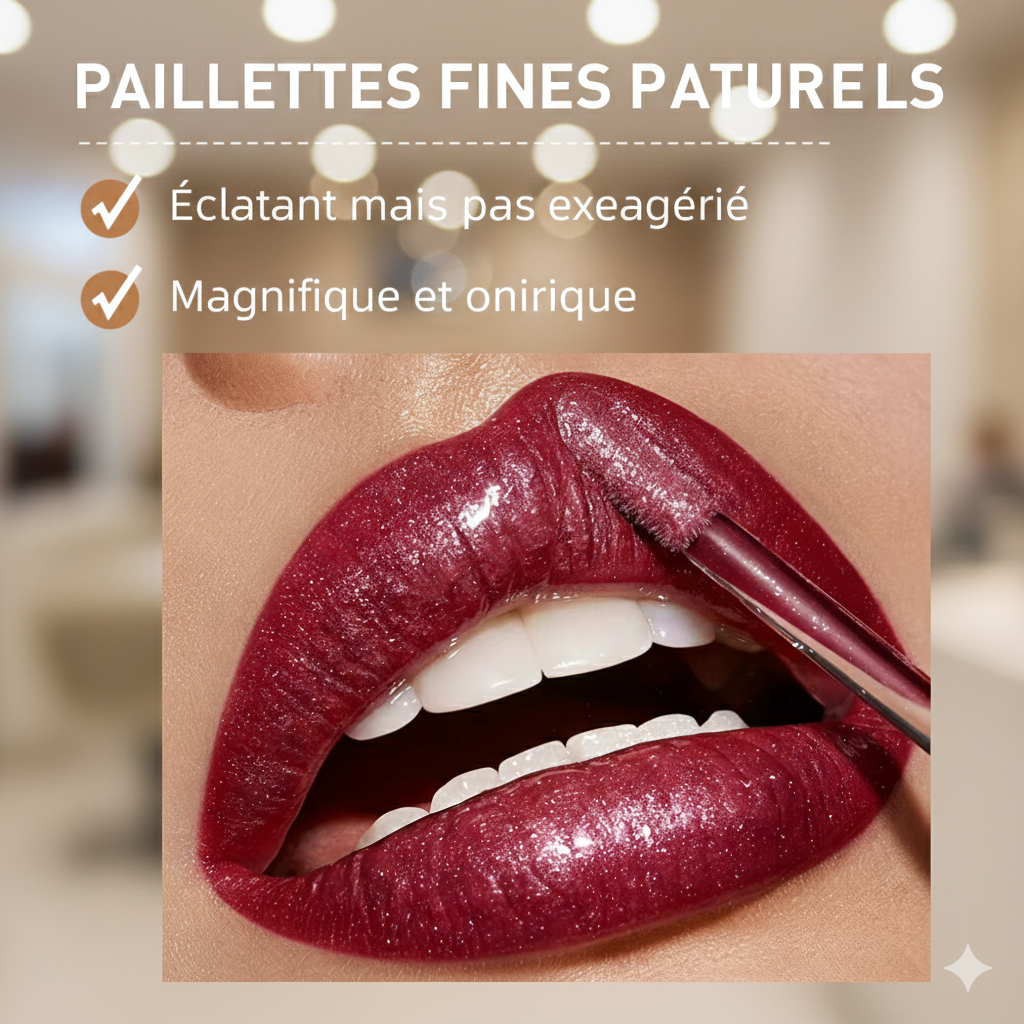 Gloss Pailleté Waterproof Disponible 5 Couleurs Brillantes