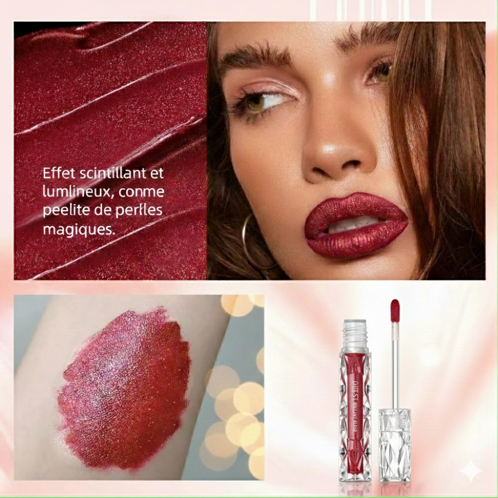 Gloss Pailleté Waterproof Disponible 5 Couleurs Brillantes