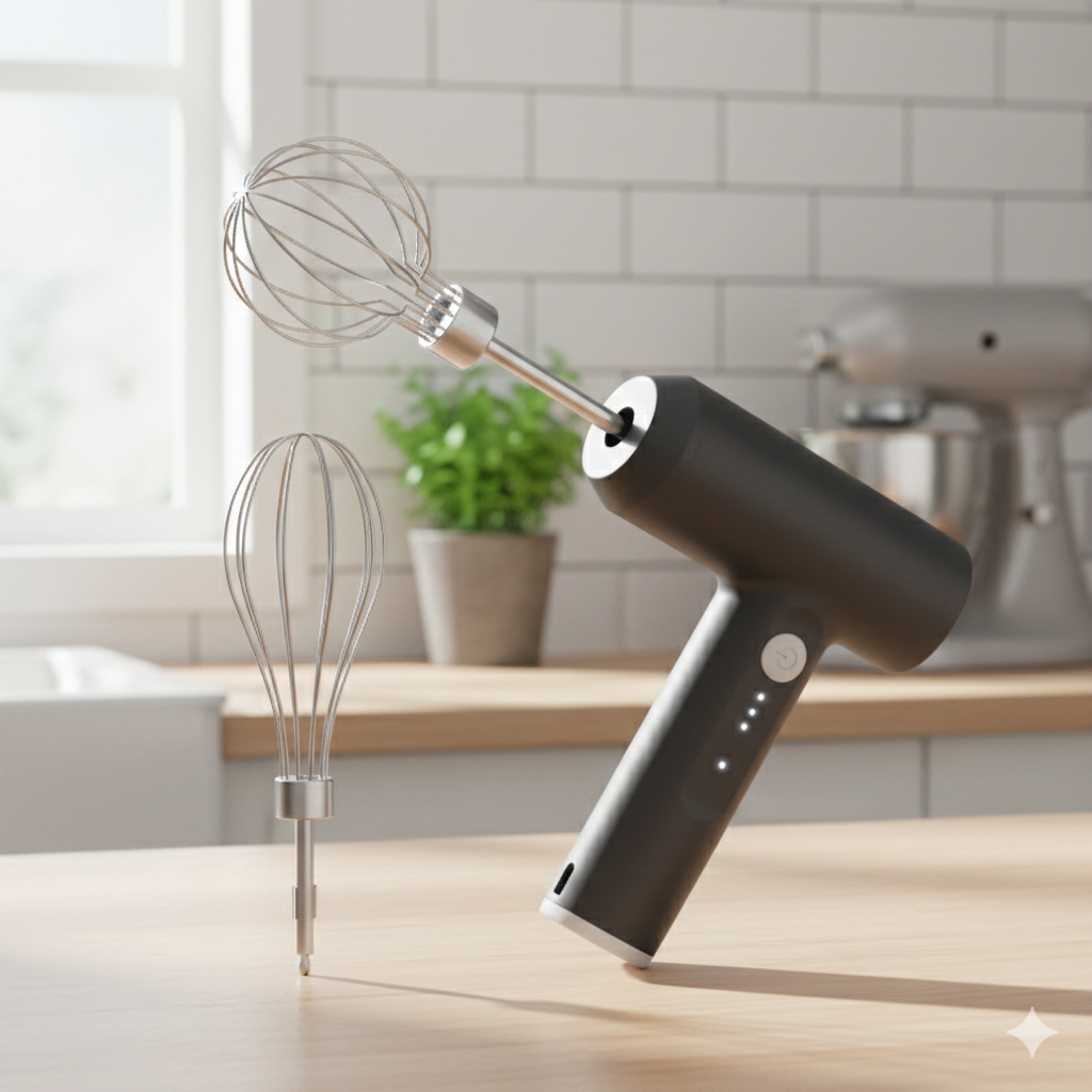Mixeur à Main Sans Fil 3 Vitesses