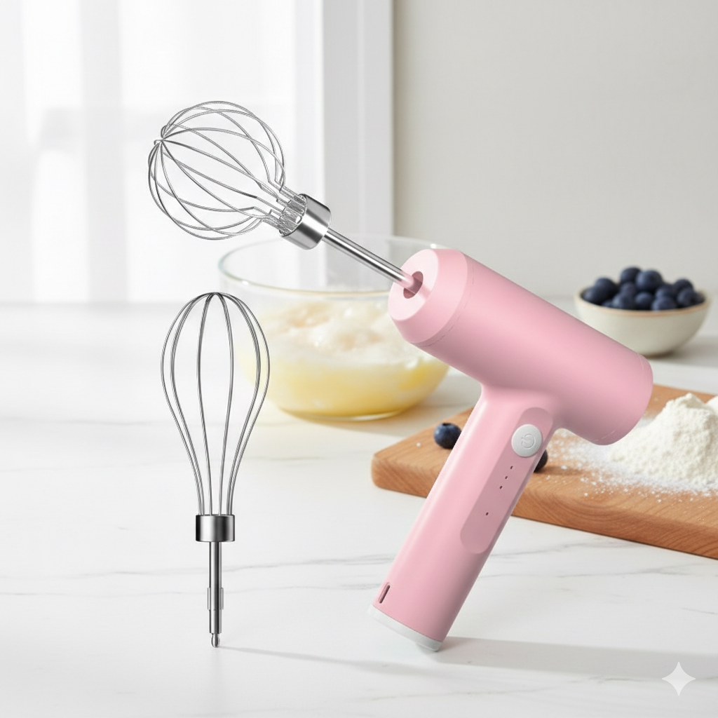 Mixeur à Main Sans Fil 3 Vitesses