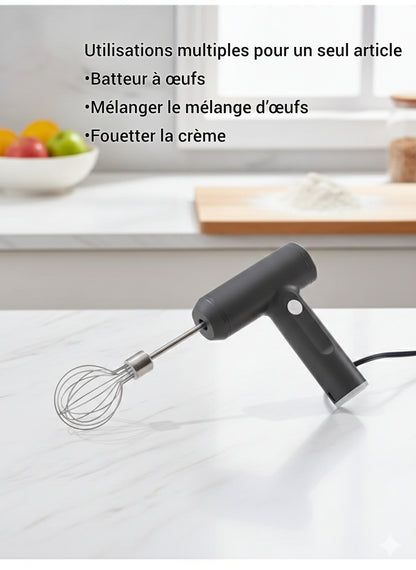 Mixeur à Main Sans Fil 3 Vitesses