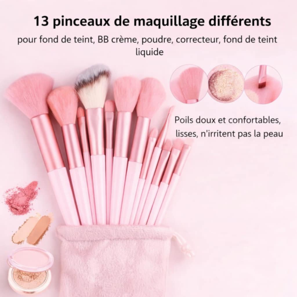 Collection De 13 Pinceaux Pro